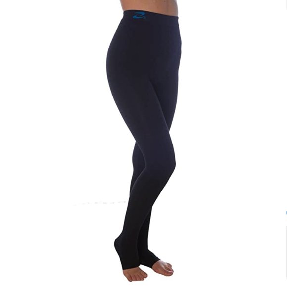 CzSalus XL Flat Knit Compression Leggings 25-30 mmHg - Picture 2 of 11